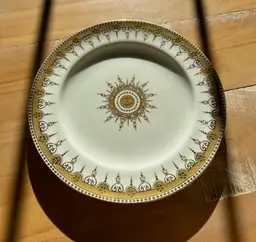 RARE Antique Minton Serving Plate By Tiffany & Co. (See Photos - Crack) 10”