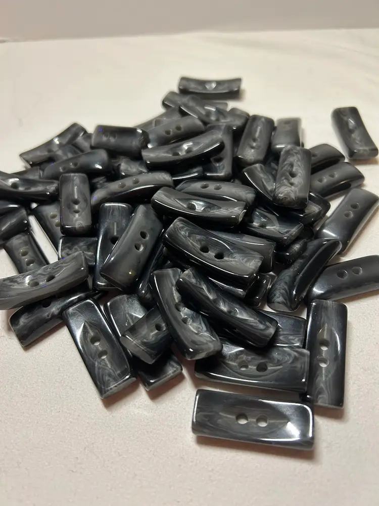 Toggle buttons Grey Tone 1 5/8in Lot Of 67 New