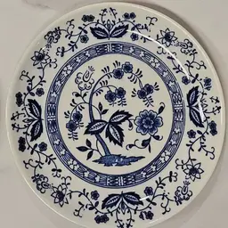 Set of 6 Bread & Butter Plates, Blue Onion (Earthenware, Innerband) by Japan