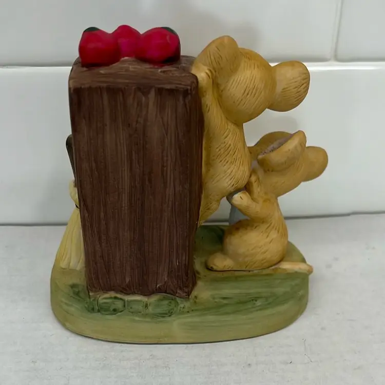 Vintage 2 Mice Mouse Christmas Decoration