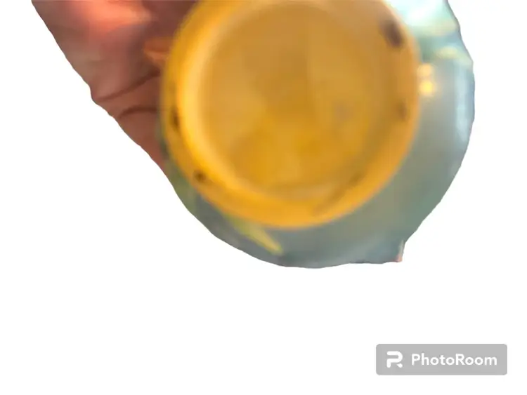 Vintage Roseville Pottery Iris Blue 6 1/2” Vase