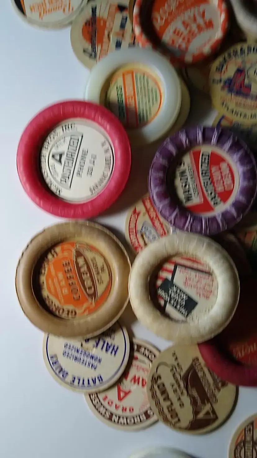 Lot Of 50 Vintage Milk And Beverage Bottle Caps UNUSED Old Stock Originals Lot #2