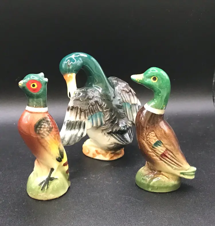 Set of 3 vintage birds Japan