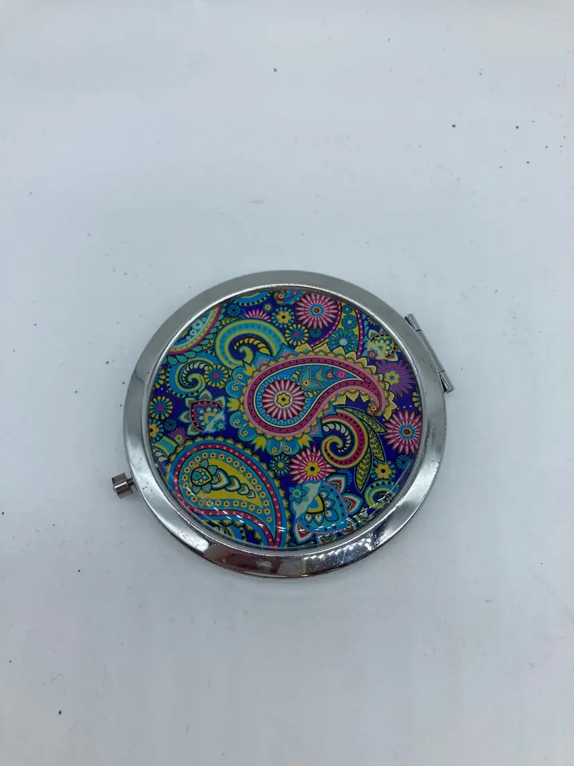 Paisley design vanity pocket Mirror
