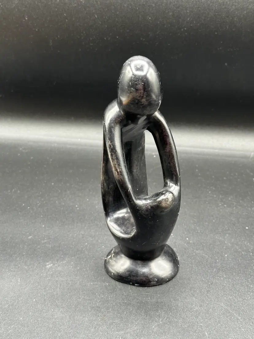 Mother & Child Carved Soapstone Figurine Statue Motherhood Fertility