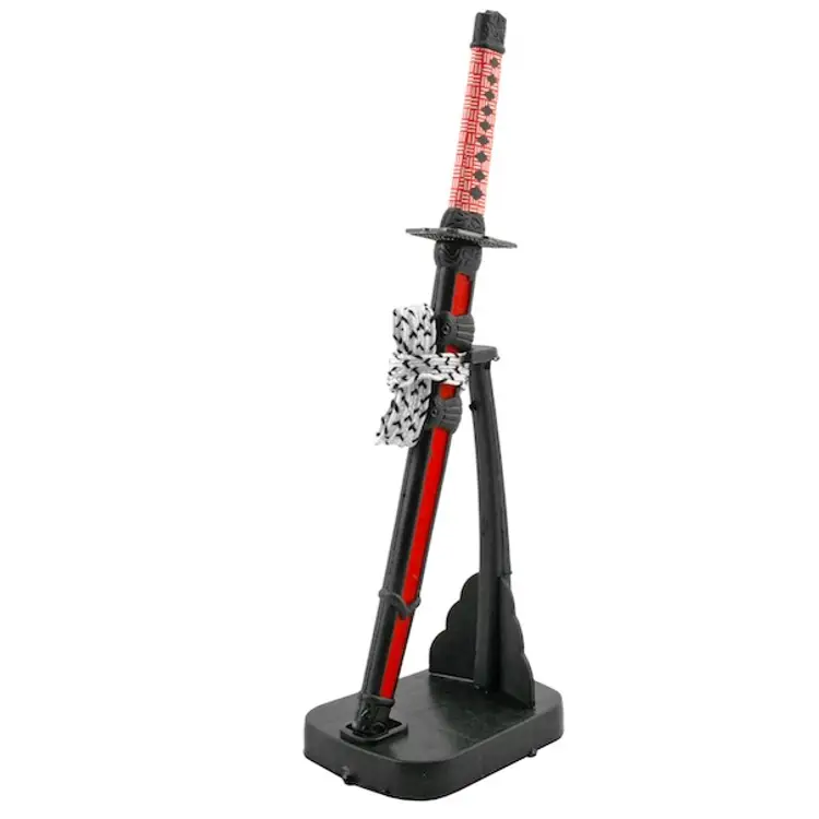 Desktop Samurai Sword Katana Letter Opener - Red