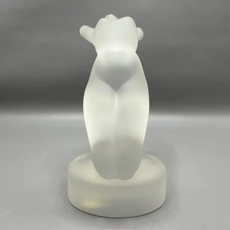 Lalique France Chrysis #11809 Nude Woman Crystal Paperweight Car Hood Mascot