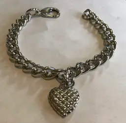 Heart Charm Bracelet
