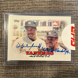 Dave Winfield/Willie Randolph Dual Auto /11. 2023 Topps Archive Sigs. New York Yankees. Comes With Used Redemption And Top Loader.