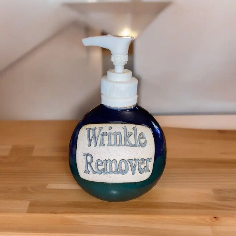 Tumbleweed Pottery Wrinkle Remover Soap / Lotion Dispenser