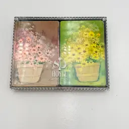 Hallmark Vintage Decks Of Floral Cards In Hoyle Container
