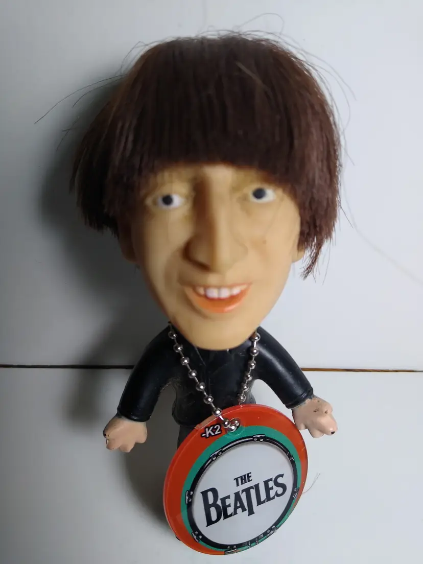 The Beatles Remco Doll John Lennon Doll Original Nems 1964 Hard Body + Keychain