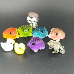 Bunch Of Critters, Six Frogs, Two Ducks, And A Disney Doable