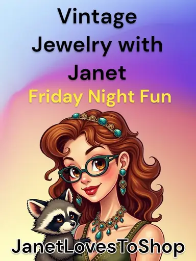 Vintage Jewelry & Friday Fun With Janet & Denis $6 Starts On Necklaces