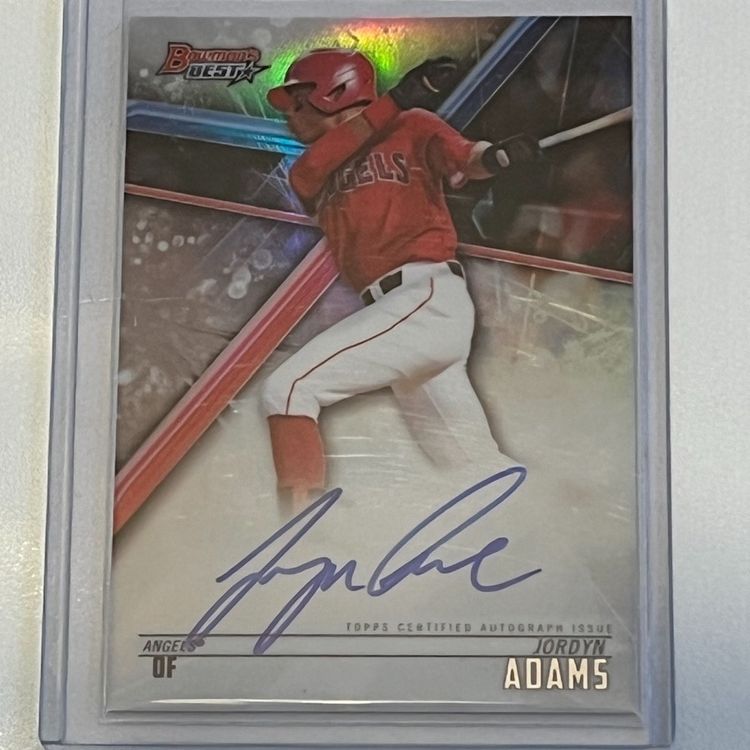2018 Bowman's Best - Best of 2018 Autographs Jordyn Adams 
Refractor
