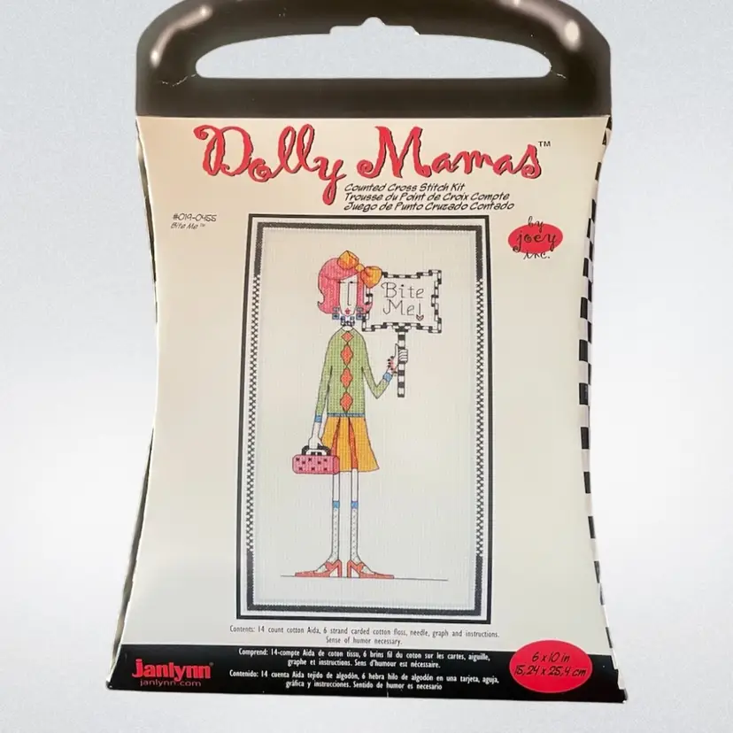 #01 Dolly Mamas Bite Me Counted Cross Stitch