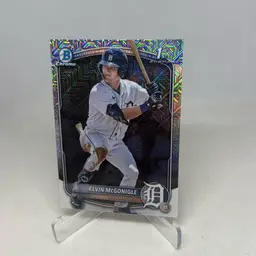 2025 Bowman Mega Box Kevin McGonigle 1st Bowman Chrome Mojo Refractor
