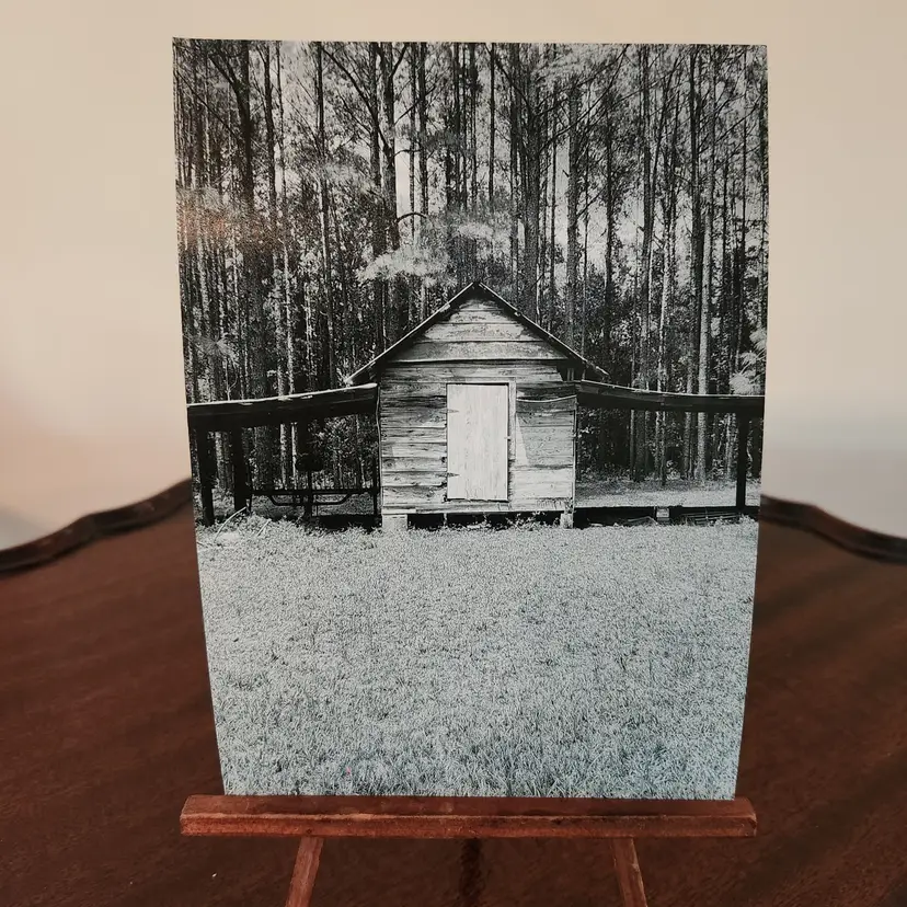 Barn Photograph 5x7 Matte in Black and White Signed by the Artist