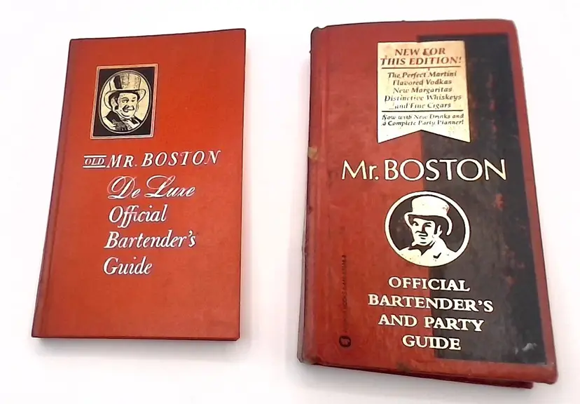 Vintage Lot Old Mr. Boston Official Bartenders and Party Guides