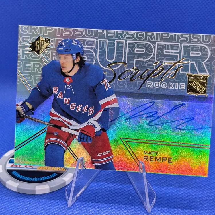 Matt Rempe Rookie Autograph