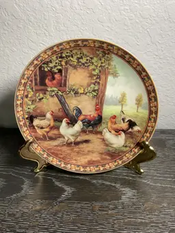 “Free Range Chickens” Plate