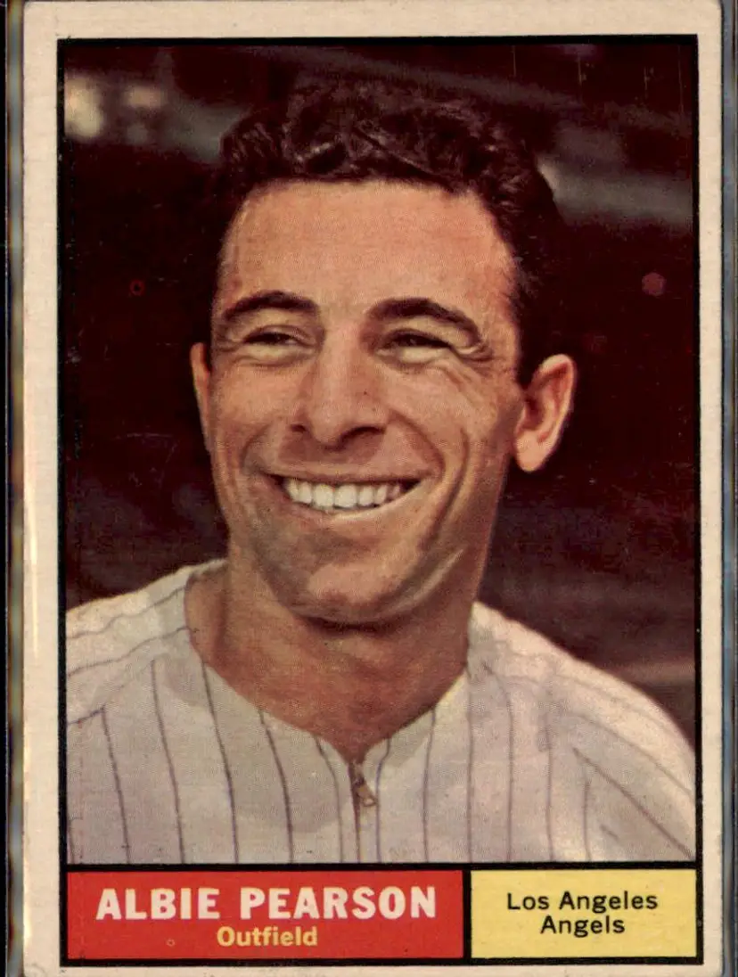 1961 Topps #288 Albie Pearson - ( ) - Los Angeles Angels