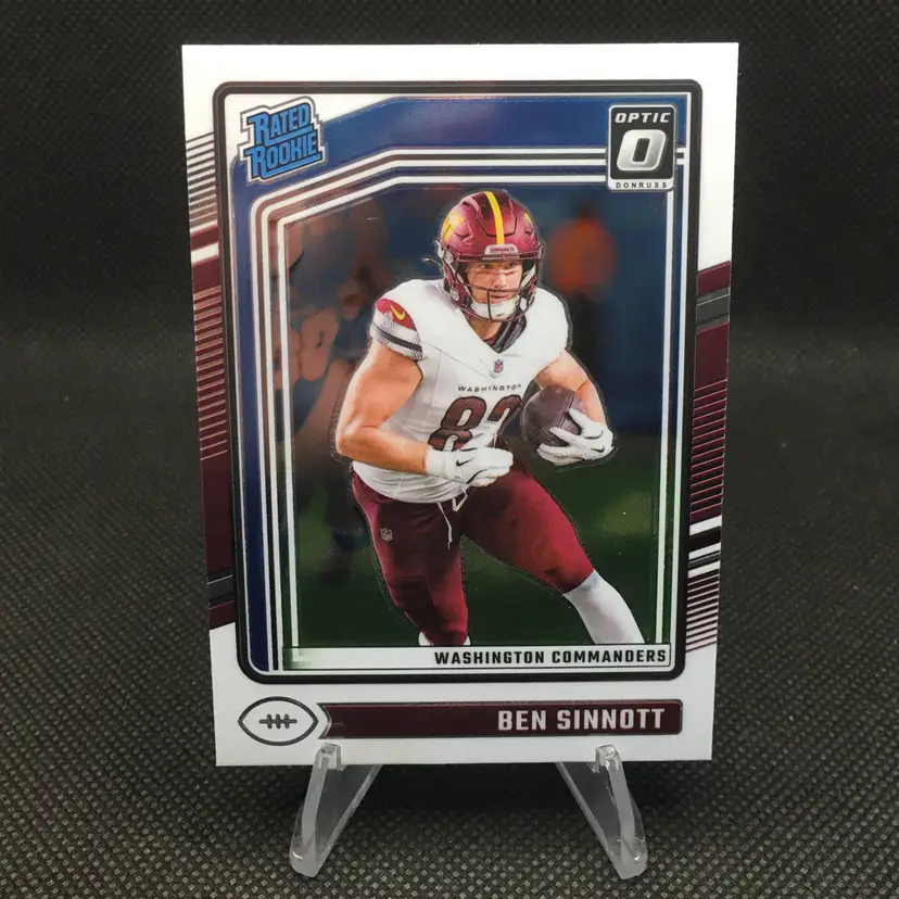 Ben Sinnott 2024 Donruss Optic Rated Rookie (RC) #207 - Washington Commanders