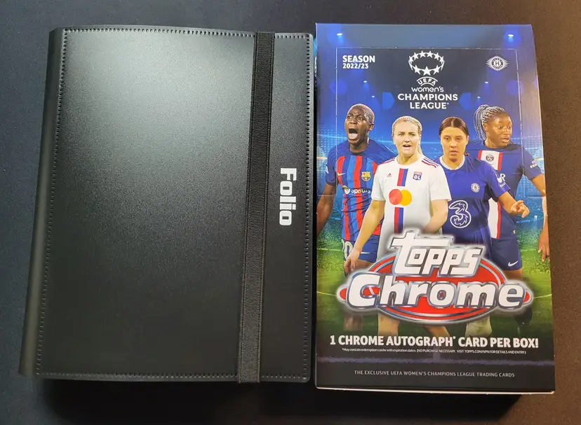 2022-23 Topps Chrome UWCL - Binder of Complete Base + Inserts