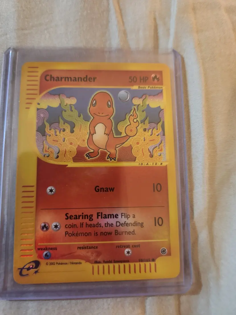 Charmander Pokémon Card 2002