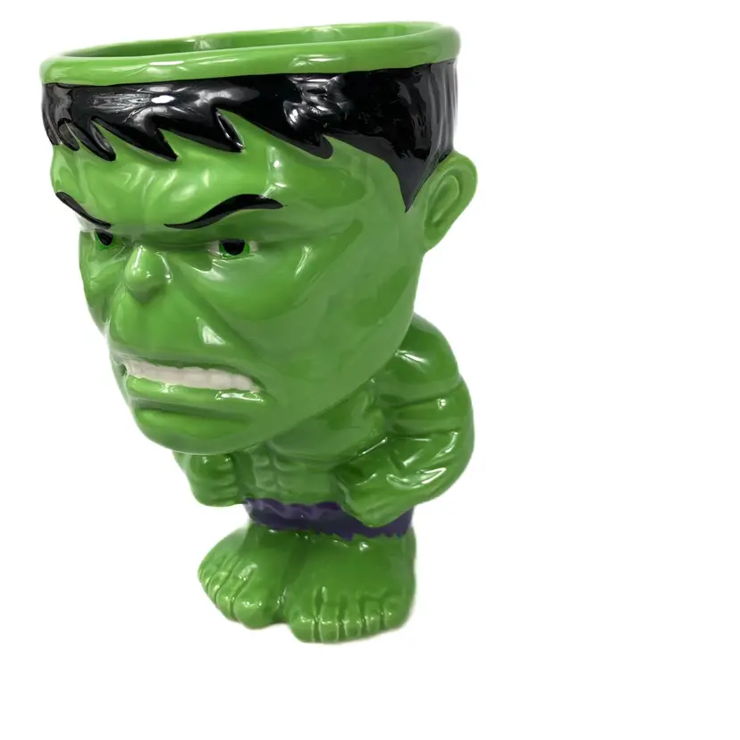 Incredible Hulk Marvel Avenger Ceramic Goblet with Purple Pants by Galerie