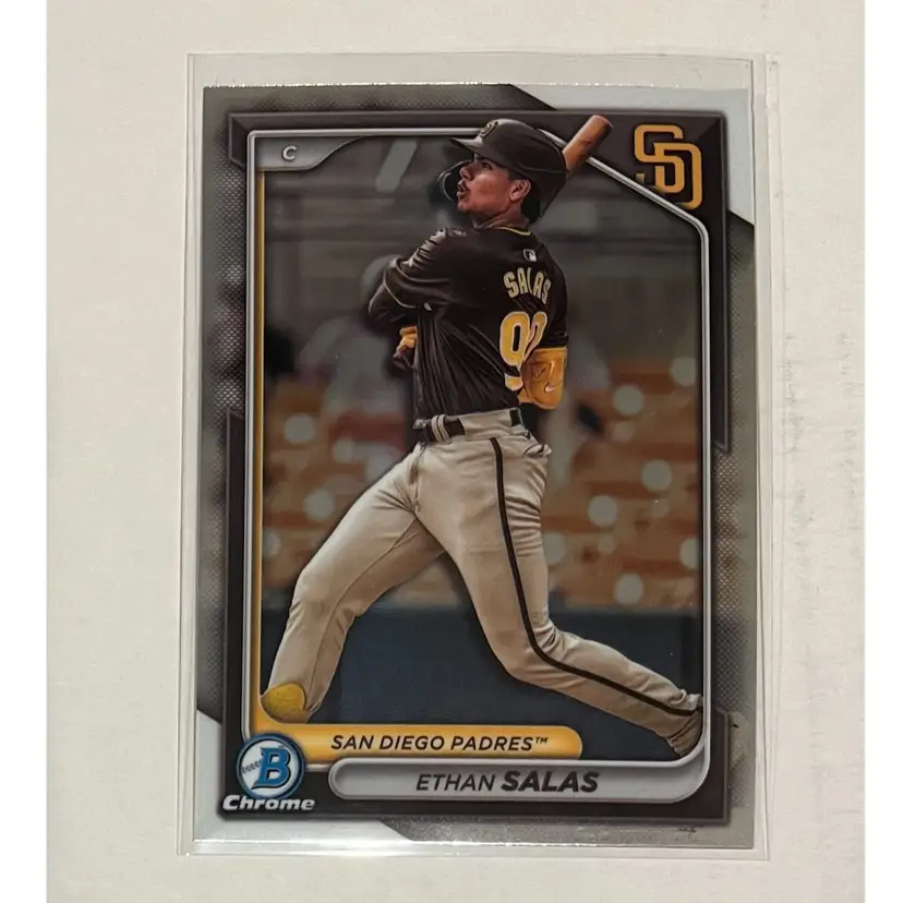 Ethan Salas 2024 Bowman Draft Chrome San Diego Padres