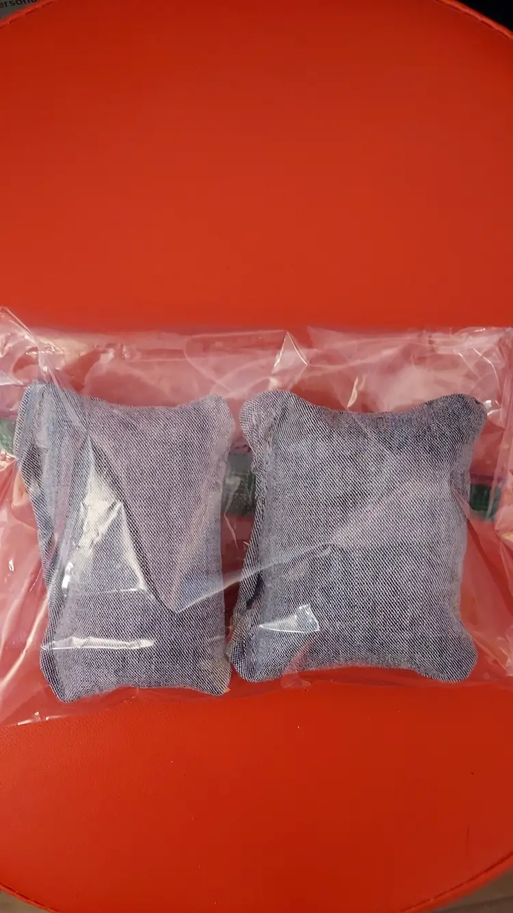 Set of Two Catnip Cat Pillow Toys