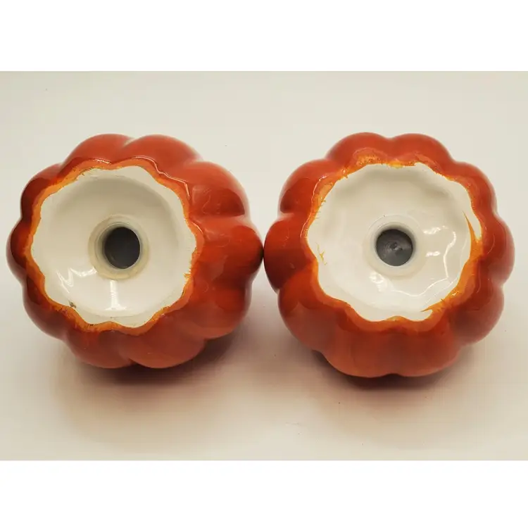 Vintage Pumpkin Salt and Pepper Shakers