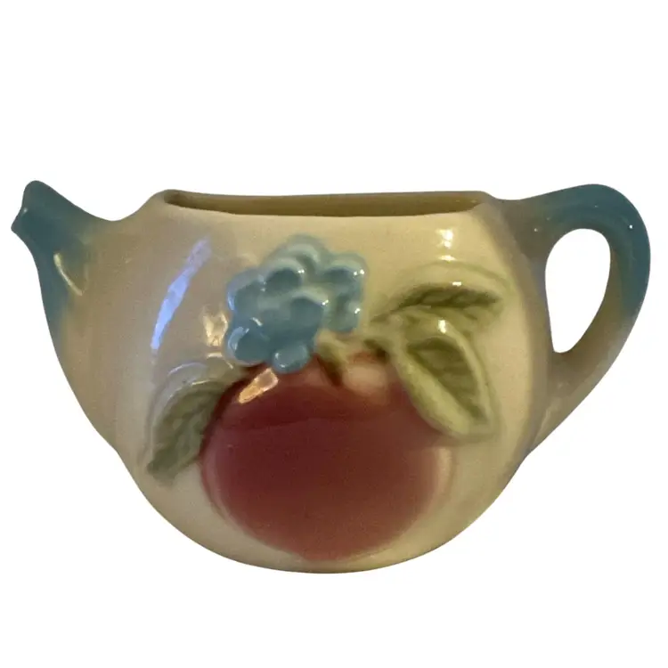 Vintage Shawnee Pottery Wall Ceramic Pocket/Planter Fruit & Floral Wall Pocket