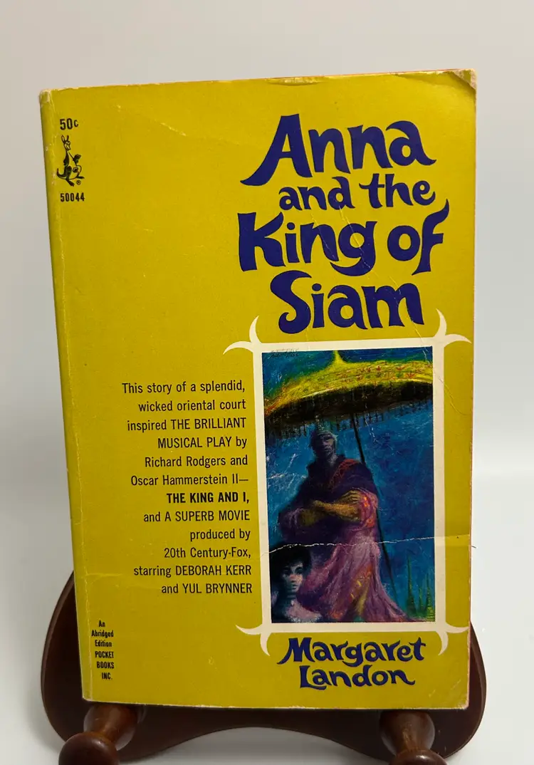 Vintage 'Anna and the King of Siam' By Margaret London 1965 Paperback Pocket Books