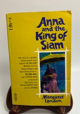 Vintage 'Anna and the King of Siam' By Margaret London 1965 Paperback Pocket Books