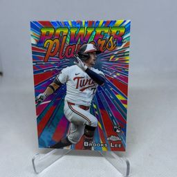 2025 Topps Chrome Brooks Lee PP-23 Power Players Rookie RC Minnesota Twins