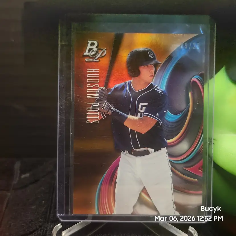 2018 Bowman Platinum Orange - Hudson Potts San Diego Padres 9/25