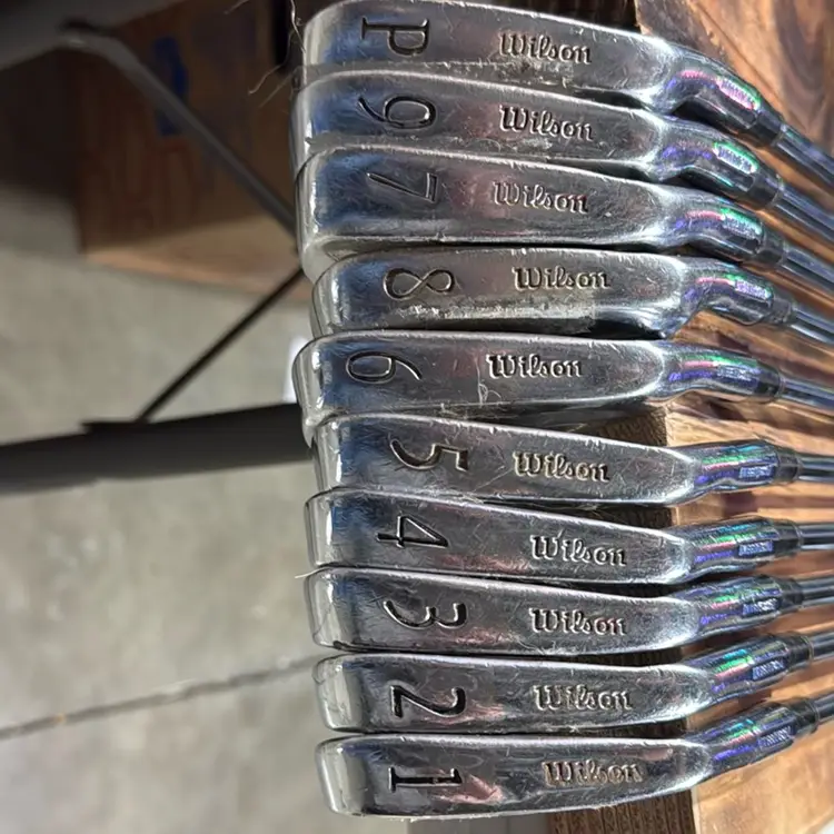 Wilson Staff Progressive Forged Irons.  (The Payne Stewart Irons).  1-PW