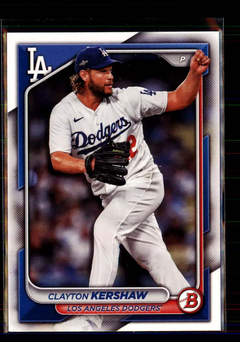 Clayton Kershaw 2024 Bowman #56 - (135) - Los Angeles Dodgers