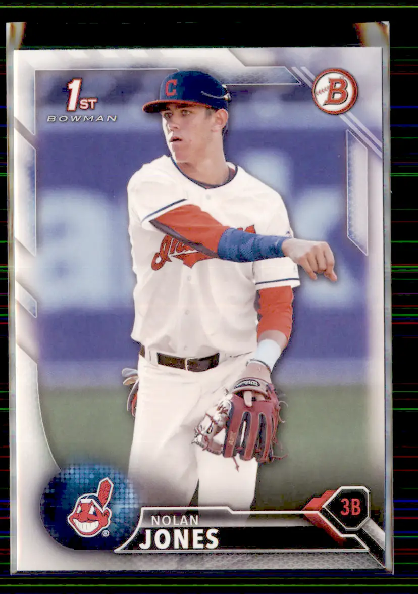 Nolan Jones 2016 Bowman Draft #BD-32 - Cleveland Indians - (130-37)