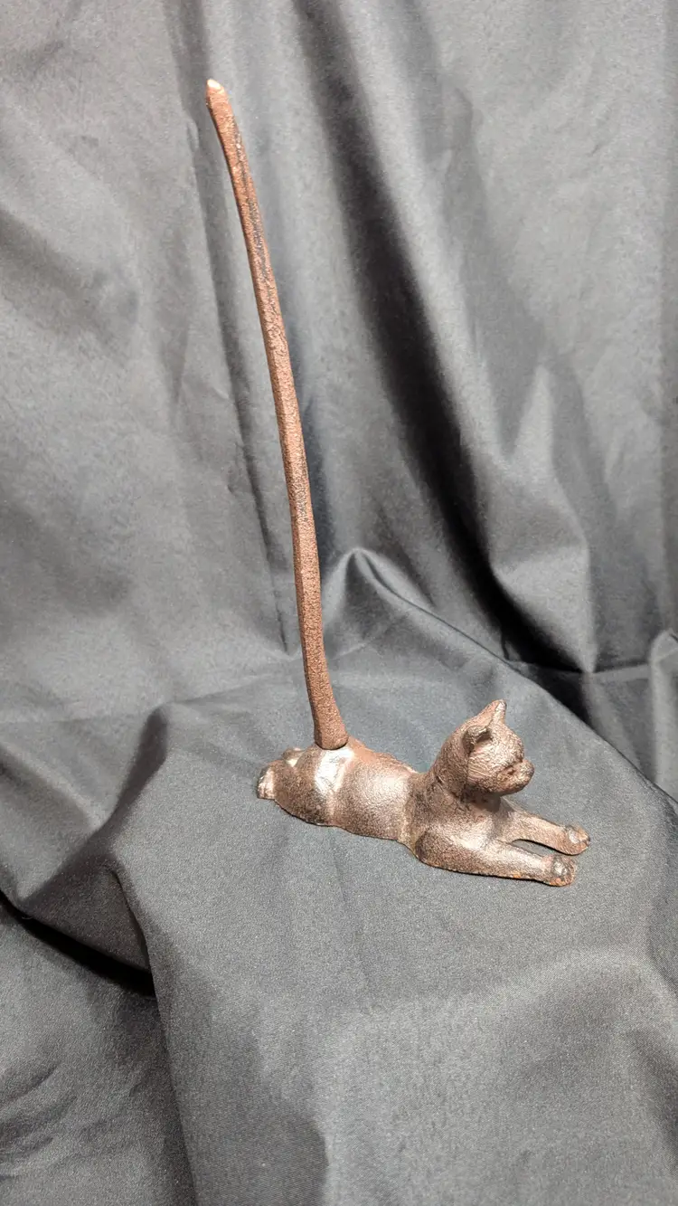 Cast Iron Cat Ring/Bracelet Holder