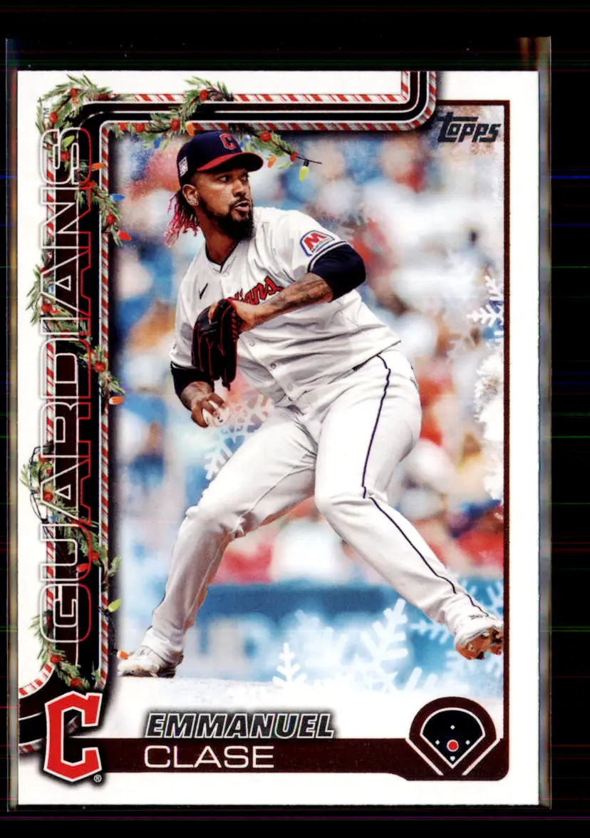 Emmanuel Clase 2025 Topps Walmart Holiday #H96 - (135) - Cleveland Guardians