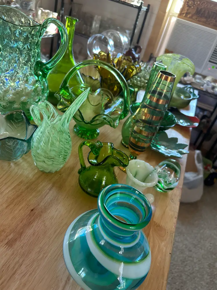 Rainbow Week - Green Mostly Glass