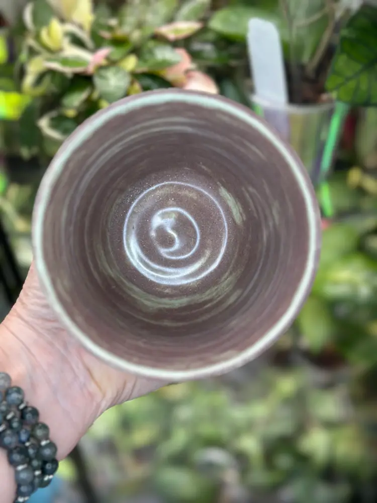 #21 Handmade pot, no drainage 4.25 inch