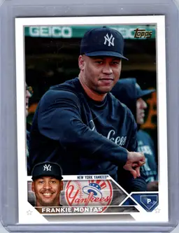 2023 Topps Update #US276 Frankie Montas Golden Mirror Image Variation SSP