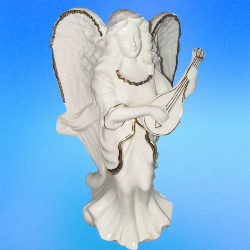 Ceramic Angel Candle Holder