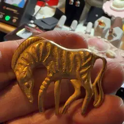 Zebra Brooch