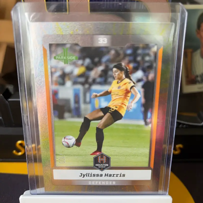 Jylissa Harris, #110, Houston Dash, 2025 Parkside NWSL Collection - Shimmer, /100, Soccer Card