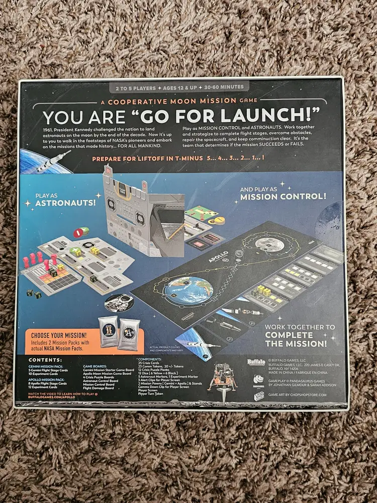 Apollo Game Inspired by NASA Moon Missions